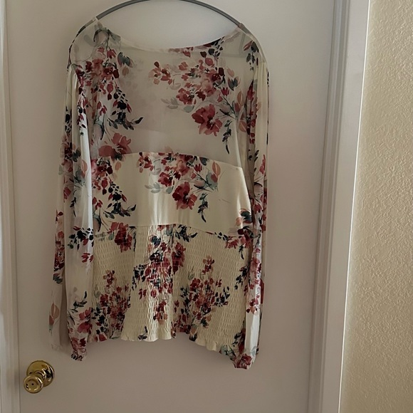 🆕NWT🔖Gorgeous Torrid Smocked Sweetheart Neckline Top - 4x - Picture 8 of 8